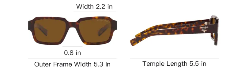 PRADA Square Frame Sunglasses-3