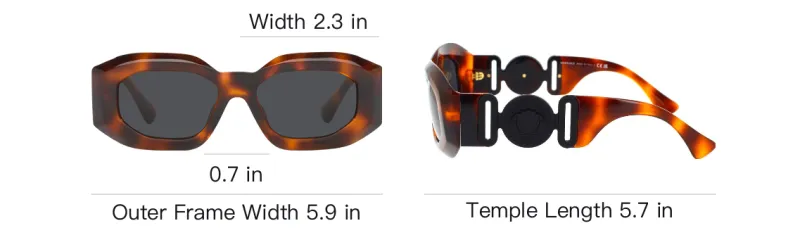 VERSACE Maxi Medusa Biggie Sunglasses-4