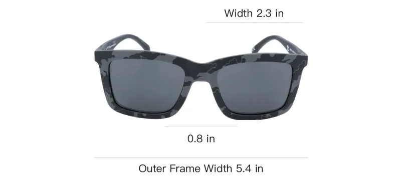 Adidas Acetate Irregular Shape Sunglasses Men's Gray-2
