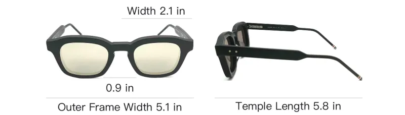 THOM BROWNE Square frame Sunglasses-3