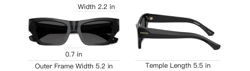 Burberry BE4441U Sunglasses-4