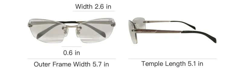 Police Irregular Shape Sunglasses Unisex Silver-4