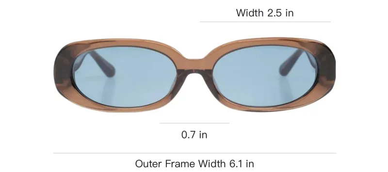 Linda Farrow X Rowen Rose Cara Oval Frame Sunglasses-1