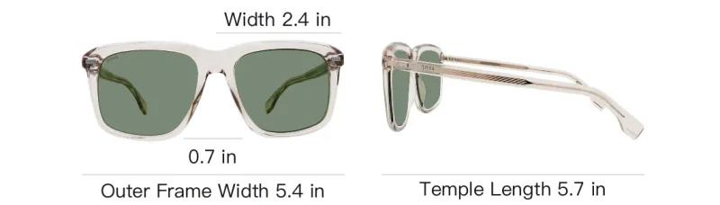 HUGO BOSS Plastic Irregular Shape Sunglasses Men's Gray-3