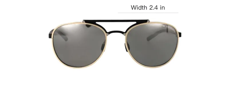 PORSCHE DESIGN Oval Frame Sunglasses-3