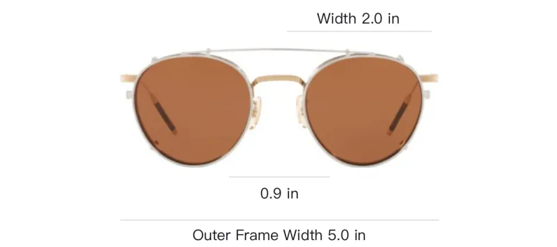 Oliver Peoples Aviator Sunglasses Unisex Gold-4