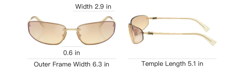MIU MIU Wraparound frame Sunglasses-3