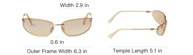 MIU MIU Gradient Lens Metal Sunglasses-4