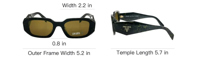 PRADA Eyewear Symbole Square frame Sunglasses-4