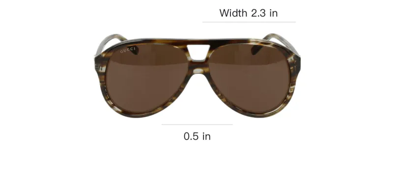 GUCCI Aviator Frame Sunglasses-4