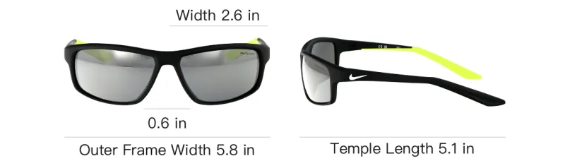 Nike Rabid 22 Rectangle Frame Sunglasses-4