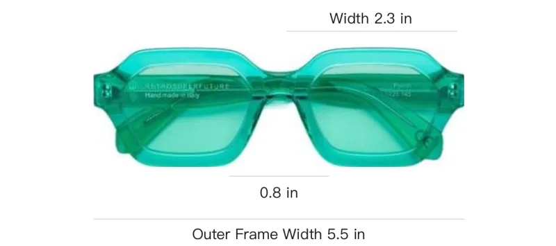Retrosuperfuture - Irregular Shape Sunglasses Men's Green-3