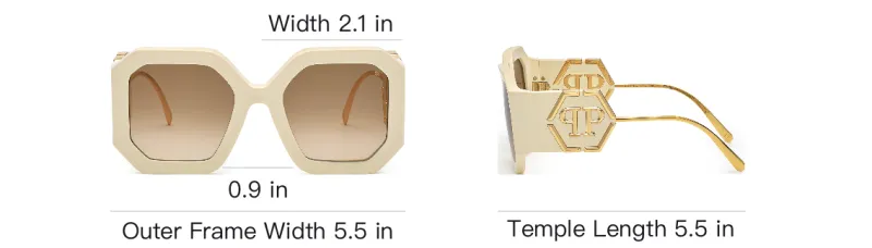 PHILIPP PLEIN Diva Oversize frame Sunglasses-4