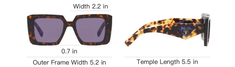 PRADA Square Frame Sunglasses-3