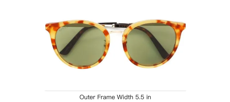 GUCCI 2000 Tortoiseshell Round-frame Sunglasses-3