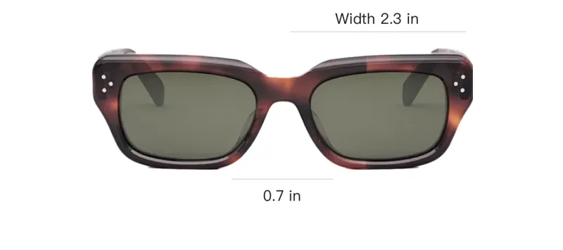 CELINE Rectangular Frame Sunglasses-2