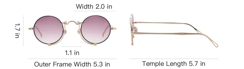 Matsuda Circle Frame Sunglasses-2