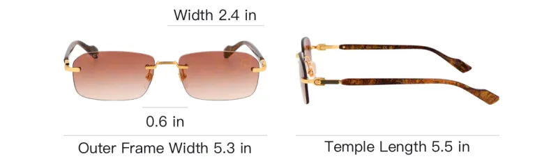 GUCCI Rectangular Frame Sunglasses-4