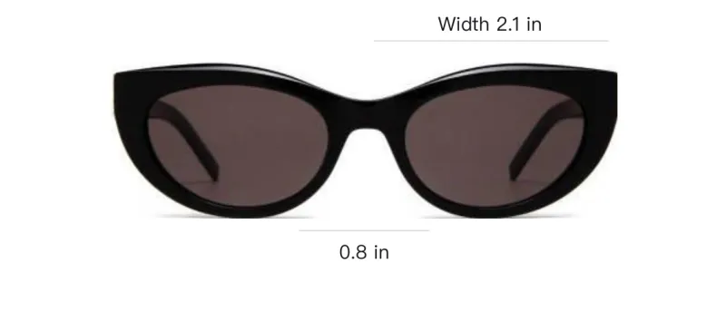 SAINT LAURENT Cat Eye Frame Sunglasses-5