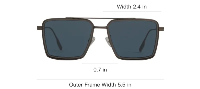 Ermenegildo Zegna Pilot Frame Sunglasses-3