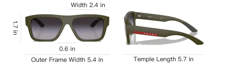 PRADA Square Frame Sunglasses-5