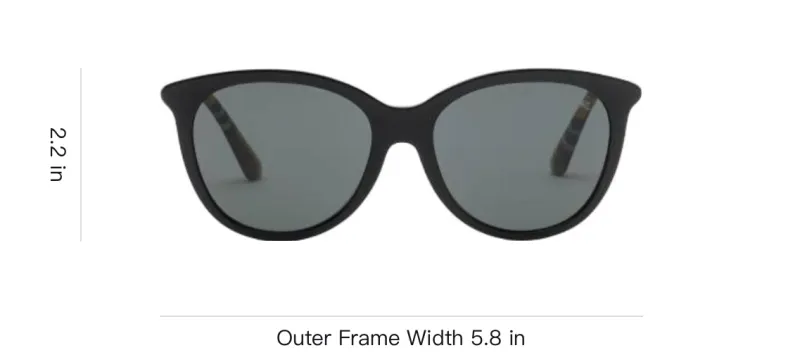 Burberry Acetate Round Sunglasses Women's Black-2