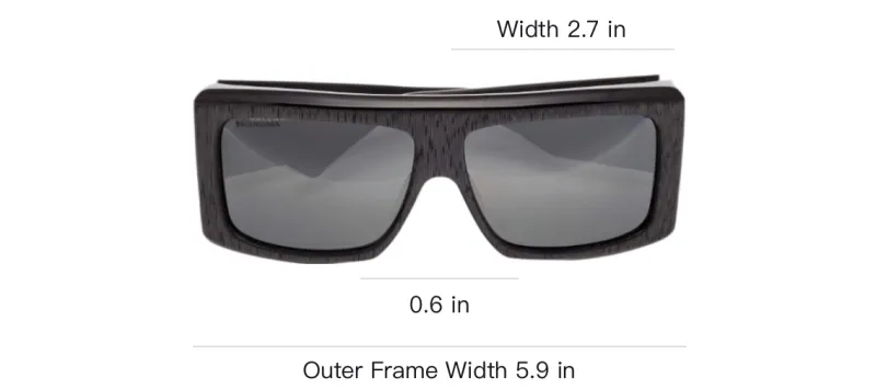 Balenciaga Aviator Sunglasses-1