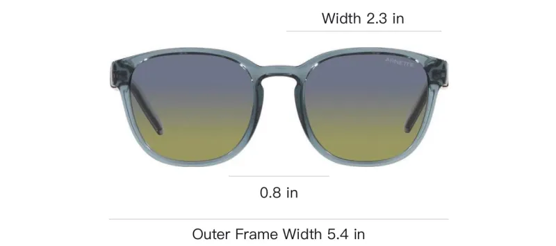 Arnette Resin Irregular Shape Sunglasses Unisex Gradient-2