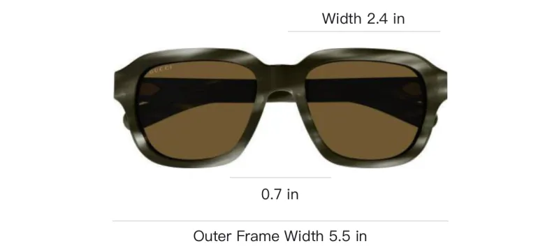 GUCCI Eyewear Square Frame Sunglasses-2