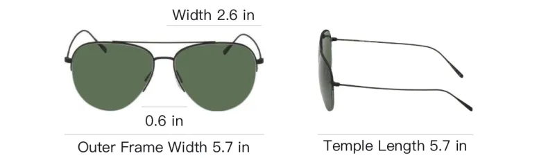 Oliver Peoples Aviator Sunglasses Men's Black-3