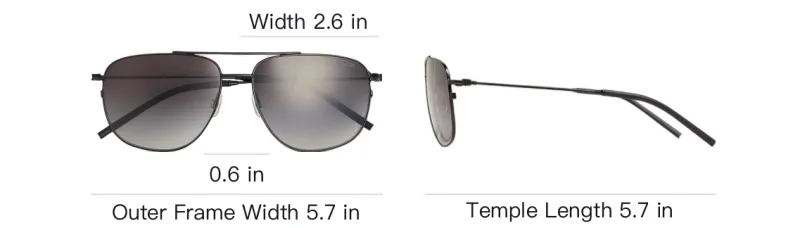 Moncler Steel Injection Molded Aviator Sunglasses Men's Black-2