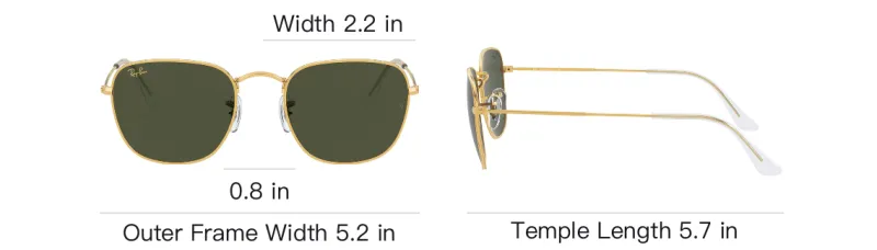 RayBan Frank Square frame Sunglasses-5