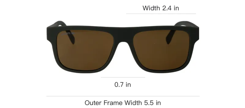 LACOSTE Square frame Sunglasses-4