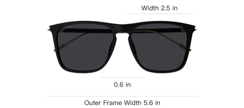 GUCCI Square Sunglasses-2