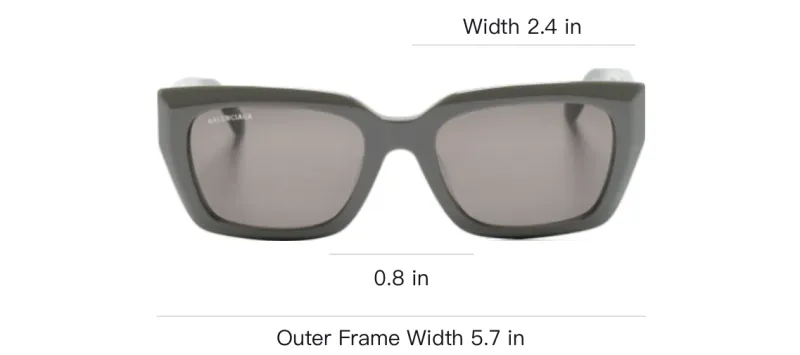 Balenciaga Eyewear Logo-lettering Square-frame Sunglasses-2
