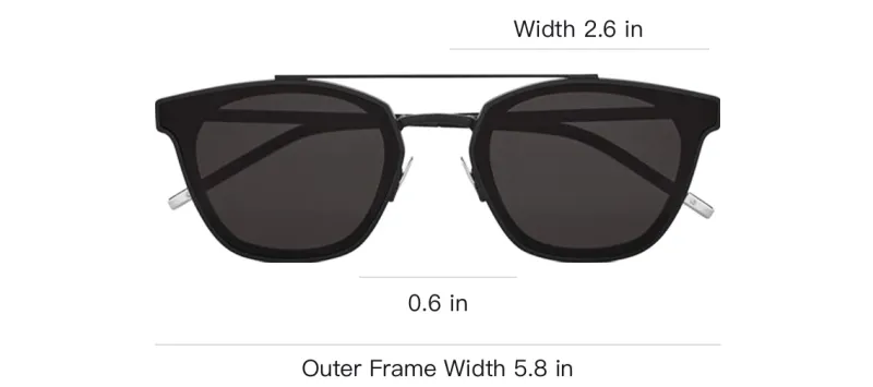 SAINT LAURENT Round Frame Sunglasses-2
