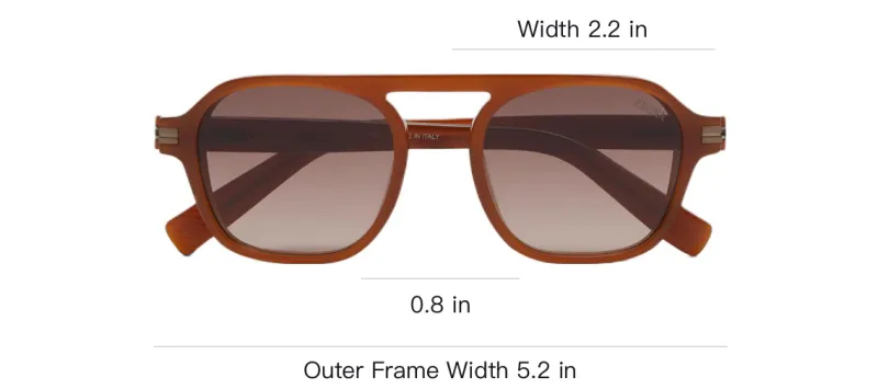 Ermenegildo Zegna Aurora Ii Pilot frame Sunglasses-2