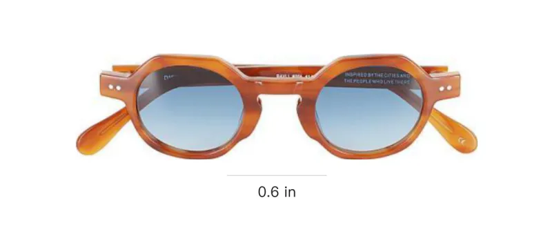 District Vision Irregular Shape Sunglasses Men's Brown-2