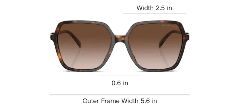 MICHAEL KORS Square Frame Sunglasses-2