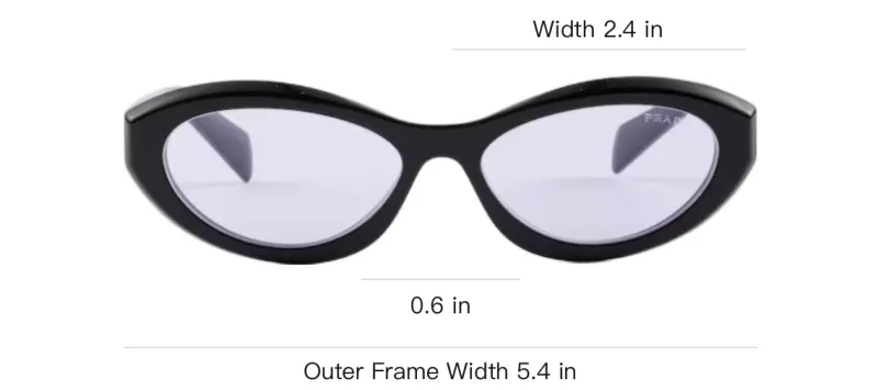 PRADA Acetate Recycled Biobased Fiber Cat Eye Sunglasses Women's Black-3