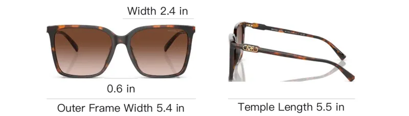 MICHAEL KORS Square Frame Sunglasses-3