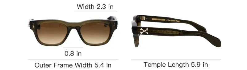 Cutler and Gross Rectangle frame Sunglasses-3