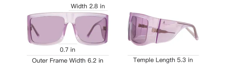 The Attico X The Attico Andre Oversize frame Sunglasses-4