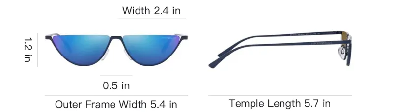 EMPORIO ARMANI Oval Semi Rimless Sunglasses-6