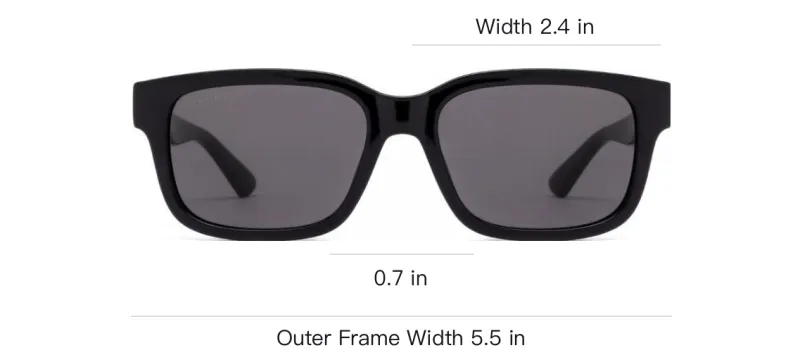 GUCCI Wayfarer frame Sunglasses-3