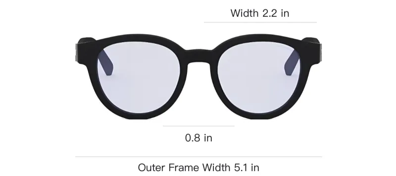 BVLGARI Round Frame Glasses-3