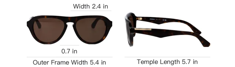 Burberry 0BE4437U Round frame Sunglasses-4