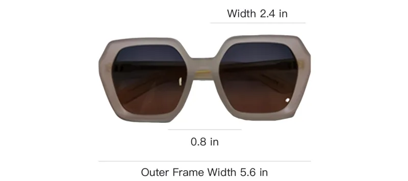 DIOR Plate Frame Irregular Shape Sunglasses Unisex Brown-2