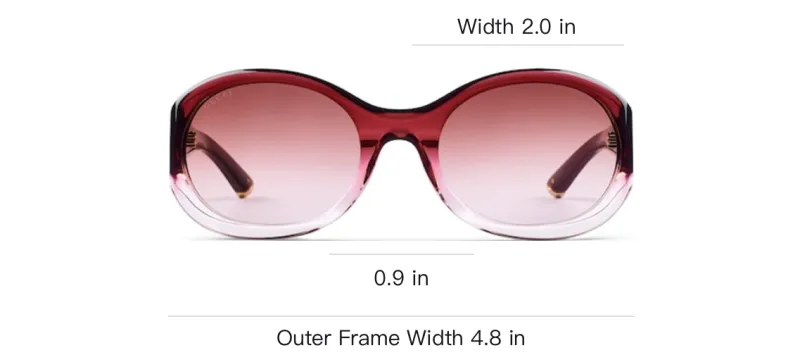 GUCCI Acetate Enamel Metal Oval Sunglasses Unisex Pink-2