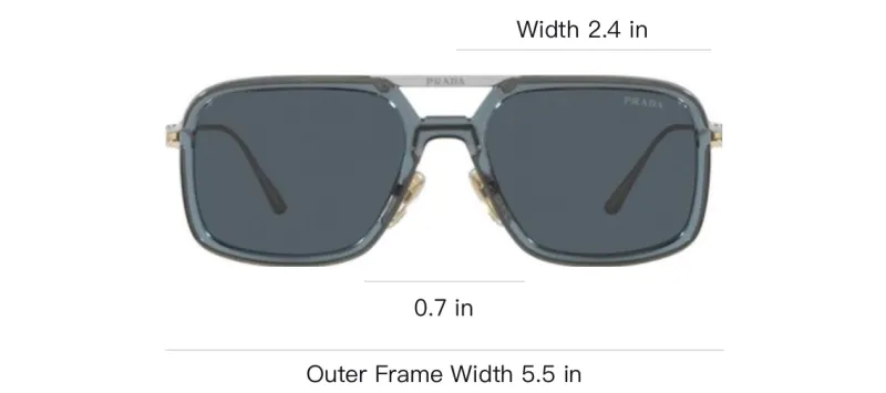 PRADA Square Frame Sunglasses-3